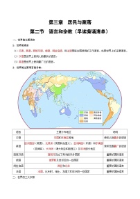 中图版八年级上册第二节 语言和宗教完整版ppt课件