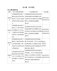 地理八年级下册第一节 区域特征巩固练习