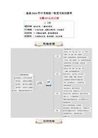 专题05 认识大洲-备战2024年中考地理一轮复习知识清单