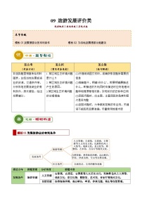 专题09 旅游发展评价类（答题模板）-2024年中考地理答题技巧与模板构建