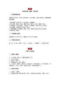 初中地理必考知识点汇总