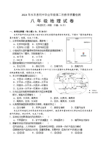 2024年吉林省吉林市永吉县中考二模地理试题