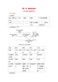 人教版（2024）七年级上册第二节 地球的运动第2课时同步达标检测题
