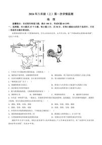 [地理]湖南省邵阳市邵东市2024～2025学年八年级上学期10月月考试题(有答案)