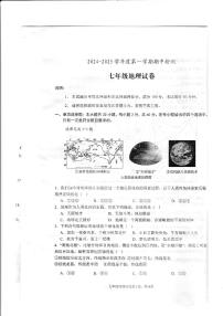 广东省江门市恩平市2024-2025学年七年级上学期期中检测地理试题