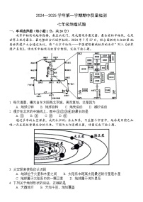 山东省菏泽市单县2024-2025学年七年级上学期期中地理试题