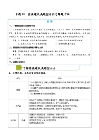 中考地理二轮热点题型归纳与变式演练(全国通用)专题10措施建议类题型分析与解题方法(原卷版+解析)