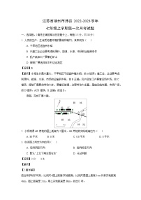 江苏省徐州市沛县2022-2023学年七年级上学期第一次月考地理试卷（解析版）