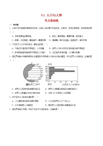 人教版（2024）七年级上册(2024)第一节 人口与人种优秀课后作业题