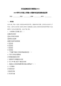 河北省秦皇岛市昌黎县2024-2025学年七年级上学期11月期中质量检测地理试卷(含答案)