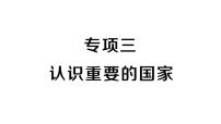 初中地理新湘教版七年级下册期末专项三 认识重要的国家作业课件2025春