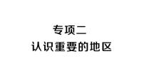 初中地理新湘教版七年级下册期末专项二 认识重要的地区作业课件2025春