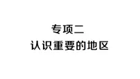 初中地理新湘教版七年级下册期末专项二 认识重要的地区作业课件2025春