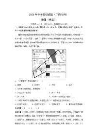 2025年中考地理模拟卷五（广西专用）地理试卷（解析版）