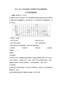 2023-2024学年山东省潍坊市安丘市七年级下学期期中考试地理试卷（解析版）