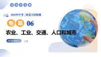 专题06 农业、工业、交通、人口和城市课件-2025年中考地理二轮复习课件及试题（含答案）