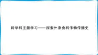 初中地理人教版（2024）七年级上册(2024)【跨学科主题学习】探索外来食料作物传播史示范课ppt课件
