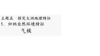初中地理晋教版（2024）七年级下册（2024）1 归纳自然环境特征课前预习ppt课件
