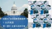 初中地理晋教版（2024）七年级下册（2024）1 认识美国教课课件ppt