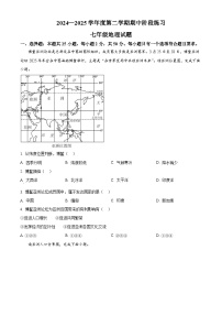山东省济宁市汶上县2024-2025学年七年级下学期期中地理试题