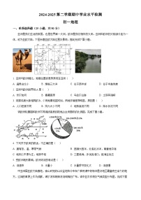 湖南省郴州市2024-2025学年七年级下学期期中地理试题（含答案）