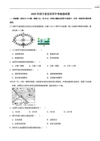 2025年四川省宜宾市中考地理试题（无答案）