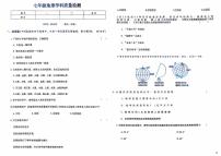 吉林省吉林市松花江中学2025-2026学年七年级上学期第一次月考地理试题