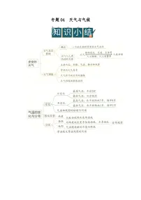 专题04 天气与气候（word）2025-2026学年七年级上初中地理人教版2024期末复习学案知识点+习题