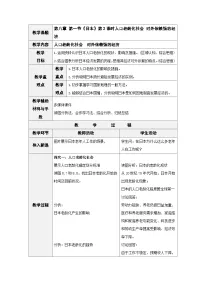 初中地理人教版（2024）七年级下册(2024)日本第2课时教案设计