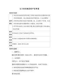 初中地理湘教版（2024）八年级下册（2024）第三节 东北地区的产业布局教案设计