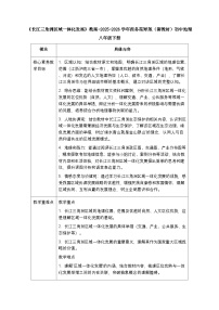 初中地理商务星球版（2024）八年级下册（2024）第三节 长江三角洲区域一体化发展教案设计