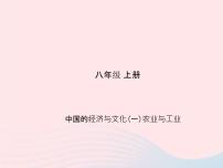 人教版中考地理专题梳理八上《中国的经济与文化农业与工业》复习课件（含答案）