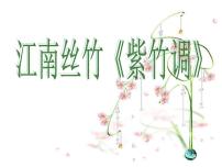 初中音乐花城版九年级上册江南丝竹《紫竹调》教学课件ppt