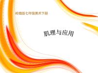 美术七年级下册6 肌理与应用课堂教学课件ppt