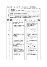 第24课 铅球测验与自选活动 人教版九年级体育全一册 教案