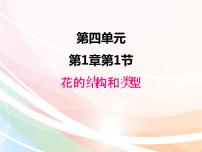 2020-2021学年第四单元 物种的延续第一章 绿色开花植物的一生第一节 花的结构与类型教课内容课件ppt