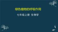 初中生物人教版 (新课标)七年级上册第二节 绿色植物的呼吸作用课堂教学ppt课件