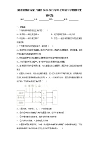 湖北省鄂州市梁子湖区2020-2021学年七年级下学期期中生物试题（word版 含答案）