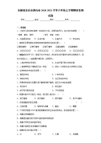 安徽省安庆市潜山市2020-2021学年八年级上学期期末生物试题(word版 含答案)