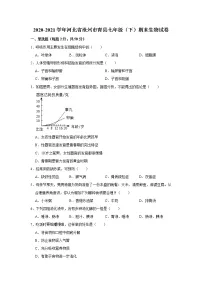 2020-2021学年河北省沧州市青县七年级下学期期末生物试卷(word版 含答案)
