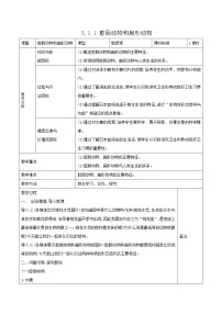 初中生物人教版 (新课标)八年级上册第一节   腔肠动物和扁形动物表格教案