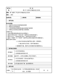 人教版 (新课标)七年级上册第二节 生物与环境组成生态系统精品教学设计及反思