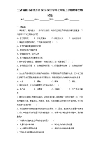 江西省赣州市经开区2021-2022学年七年级上学期期中生物试题（word版 含答案）