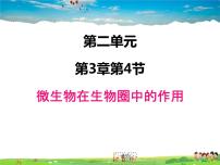 2021学年第二单元 多彩的生物世界第三章 生物圈中的微生物第四节 微生物在生物圈中的作用教学演示ppt课件