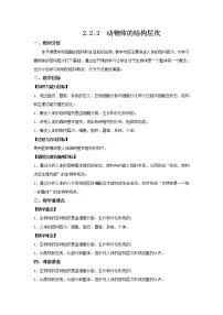 初中生物人教版 (新课标)七年级上册第二节 动物体的结构层次教案