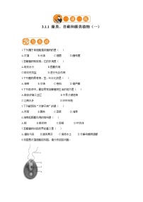 初中生物人教版 (新课标)七年级上册第一节 藻类、苔藓和蕨类植物课时训练