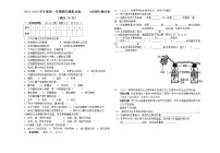 甘肃省武威市古浪县2021-2022学年七年级上学期生物期末模拟试卷（word版 含答案）