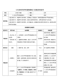 2020-2021学年第一节 人体对外界环境的感知获奖教案设计