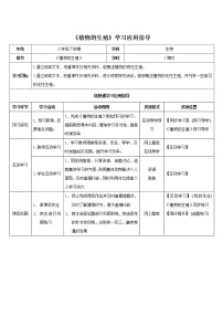 初中生物鲁科版 (五四制)八年级下册第一节 植物的生殖优秀教学设计