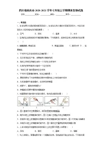 四川省南充市2020-2021学年七年级上学期期末生物试题(word版 含答案)